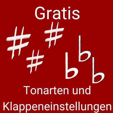 Tonarten und Klappeneinstellungen Kursbild