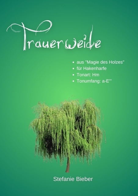 Harfennoten Trauerweide Titelseite