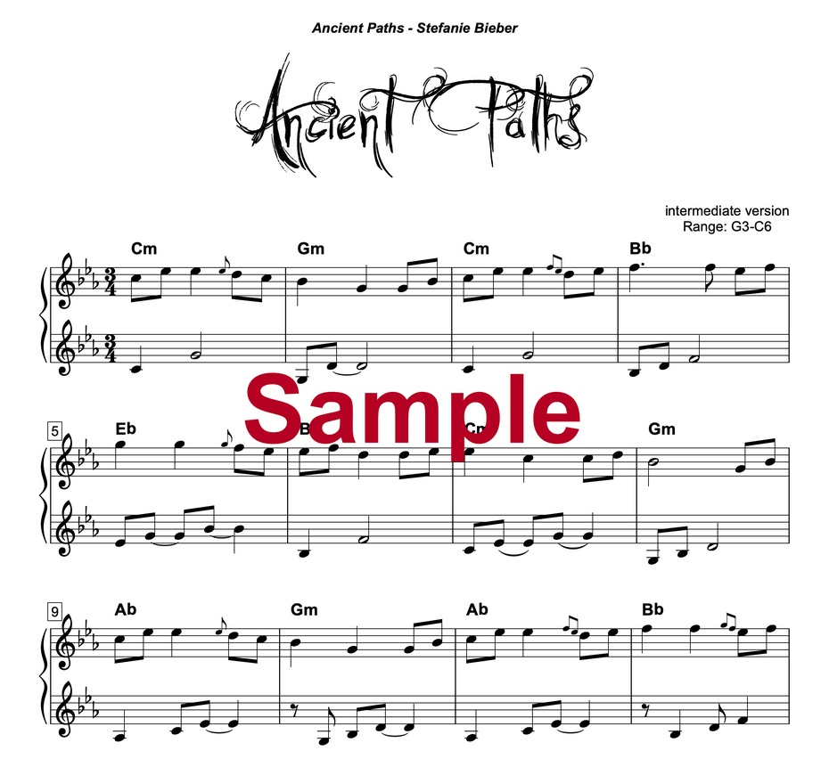 Ancient Paths intermediate sample