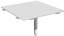 Verkettungsplatte, Anbauplatte für Tisch 4 Fuß Flex Volleck 90°, mit Stützfuß, höhenverstellbar