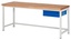 RAU Werkbank Buche Arbeitsplatte, 1 Schublade