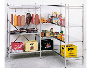 Lebensmittelregal und Kühlraumregale - Edelstahlregale