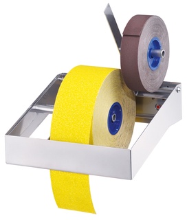 Schleifpapier-Abrollhalter, Maße HxBxT 170x370x320 mm, 170 x 370 x 320 mm, alufarben 