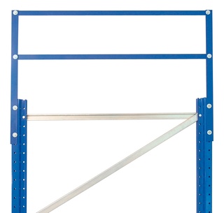 Rahmenerhöhungen, passend für alle Rahmen, 1100 mm, RAL 5010 - enzianblau 