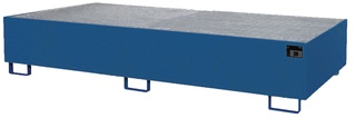 Regalwannen, 250 x 1750 x 1300 mm, RAL 5010 - enzianblau 