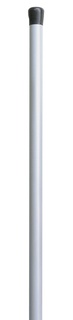 Unterteilungsrohr, einfach in die Holme einsteckbar, mit Kunststoff-Endkappe, Ø 18 mm , Schaumstoffummantgelung optional erhältlich, Typ WS3000, 350 mm, verzinkt 