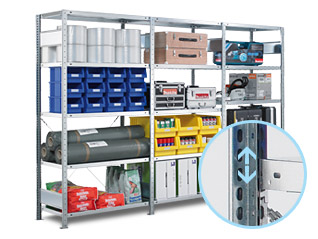 Stecksystem Fachbodenregal