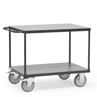 Fetra Tischwagen mit 2 Böden, Grey Edition, Tragkraft 500 / 600 kg