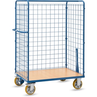 fetra Paketwagen mit Drahtgitterwänden als Routenzug mit 3 Drahtgitterwänden