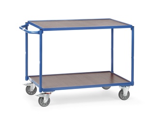 Fetra Tischwagen mit 2 Böden, mit wasserfester Plattform